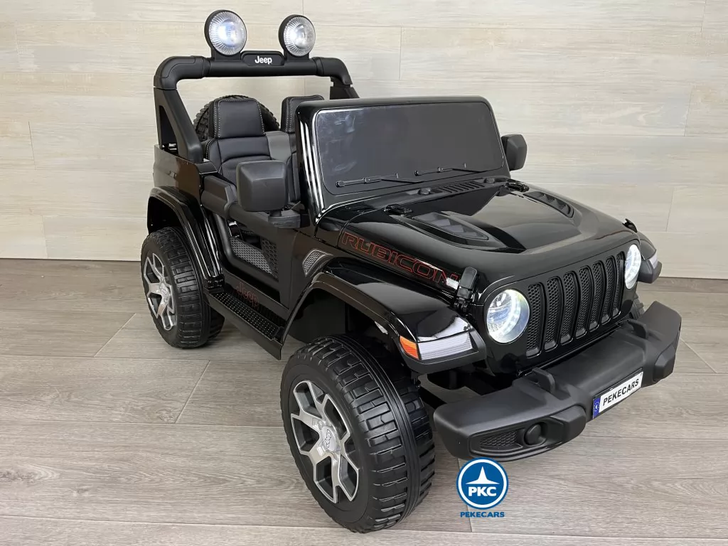 Jeep wrangler Rubicon MP4 12V Negro Metalizado