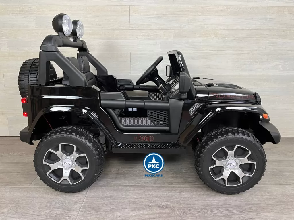 Jeep wrangler Rubicon MP4 12V Negro Metalizado