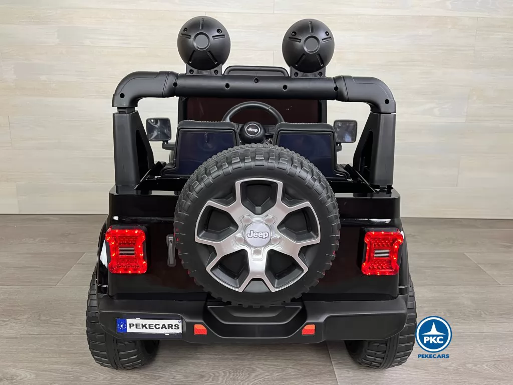 Jeep wrangler Rubicon MP4 12V Negro Metalizado