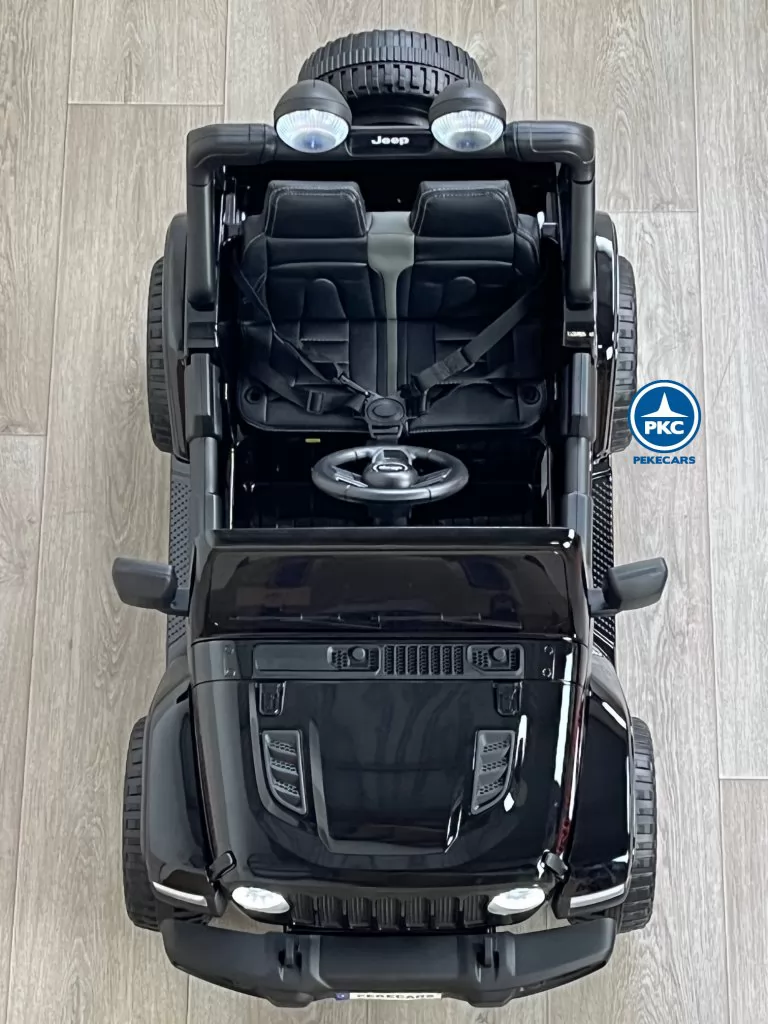 Jeep wrangler Rubicon MP4 12V Negro Metalizado