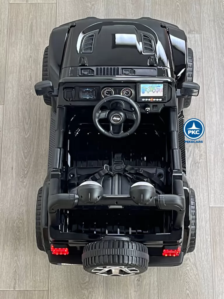 Jeep wrangler Rubicon MP4 12V Negro Metalizado
