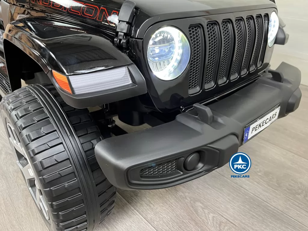 Jeep wrangler Rubicon MP4 12V Negro Metalizado