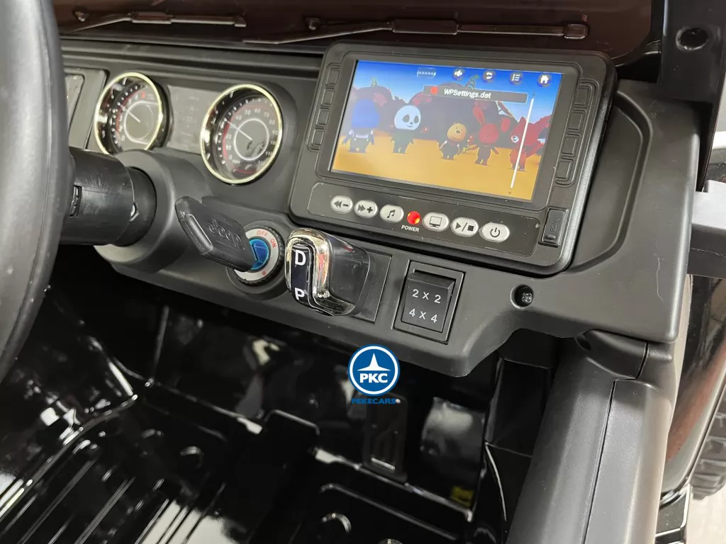 Jeep wrangler Rubicon MP4 12V Negro Metalizado