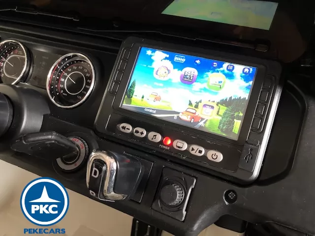 Jeep wrangler Rubicon 12V Negro MP4