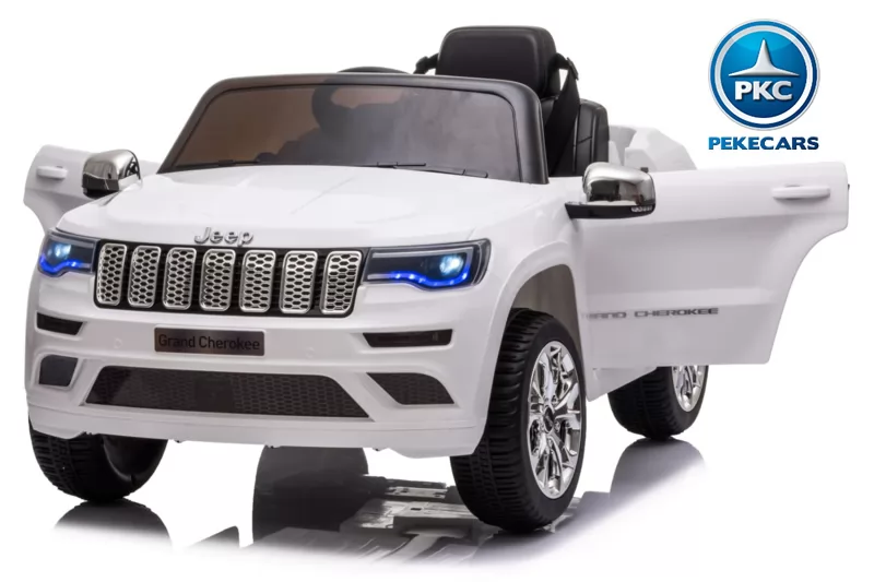 JEEP Grand Cherokee 12V blanco 3/4 puertas abiertas