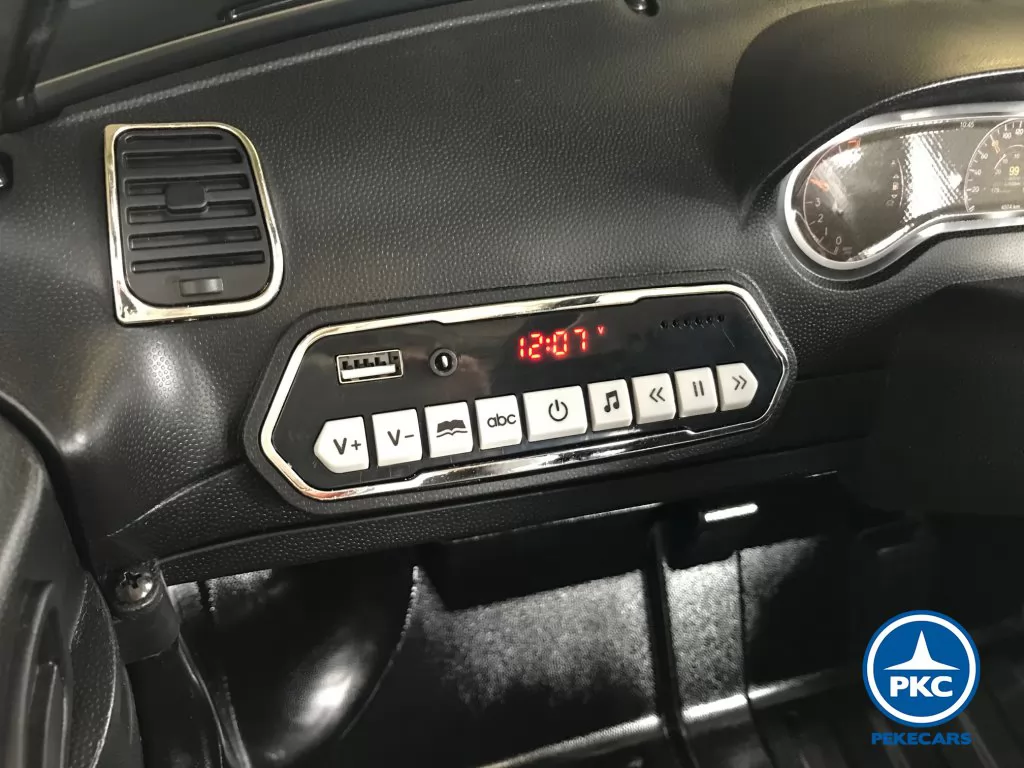 JEEP Grand Cherokee 12V negro vista display