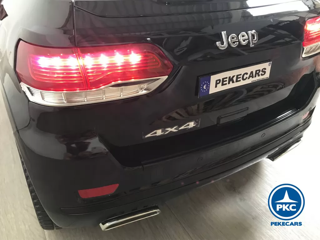 JEEP Grand Cherokee 12V negro vista faros traseros