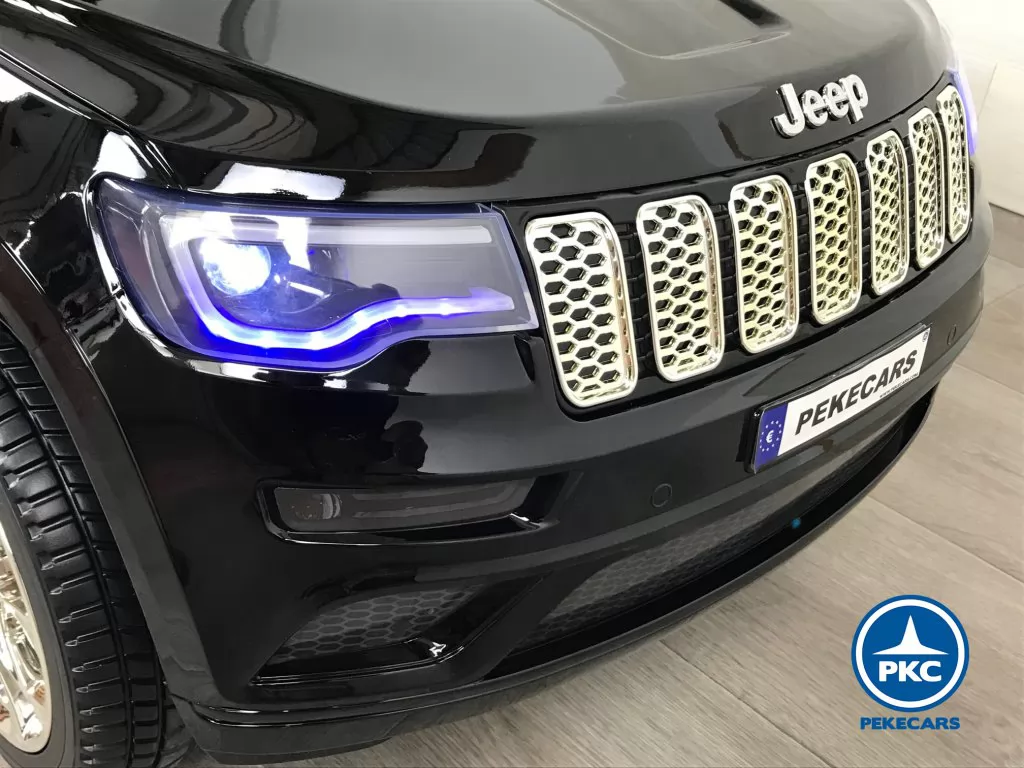 JEEP Grand Cherokee 12V negro vista faros delanteros