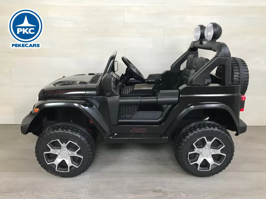 Jeep wrangler Rubicon 12V Negro vista lateral izqueirda