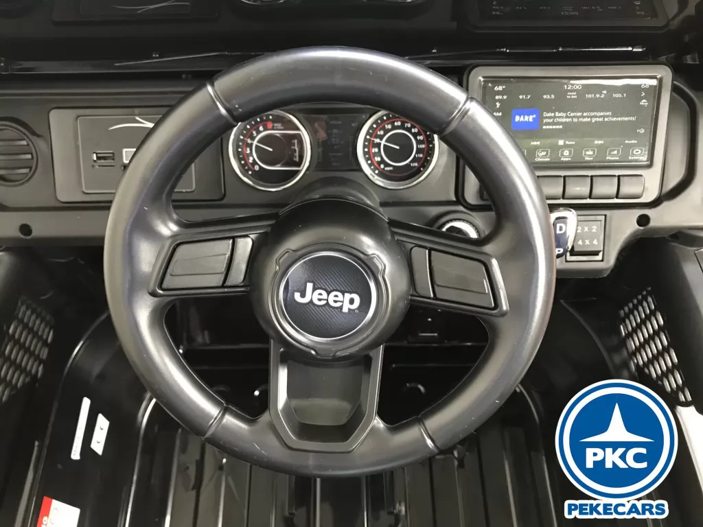 Jeep wrangler Rubicon 12V Negro vista mando