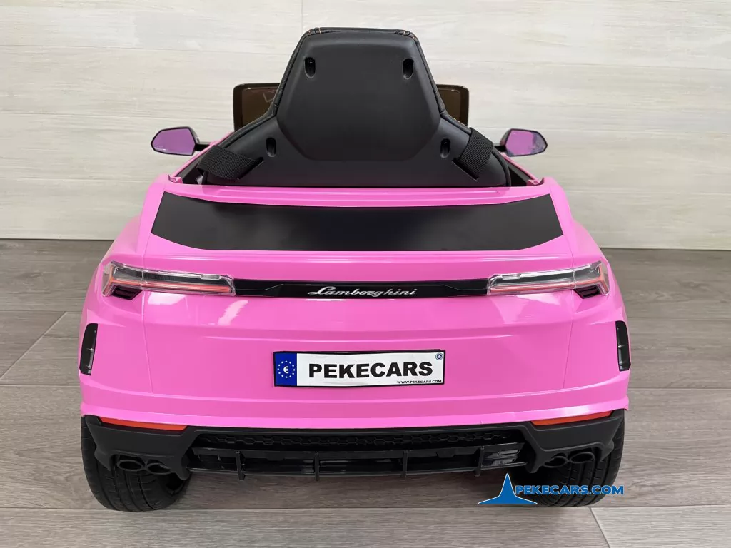lamborghini 12v urus rosa coches teledirigidos vista atras
