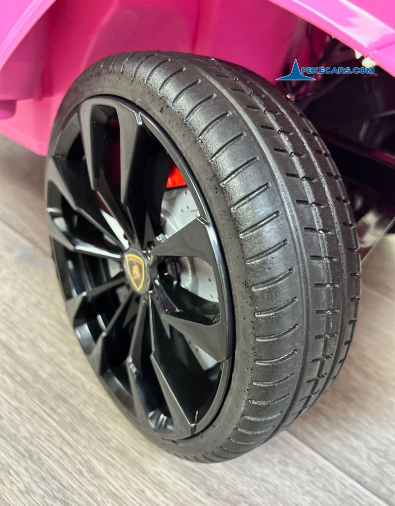 Lamborghini Urus rosa 12v coche electrico ninos