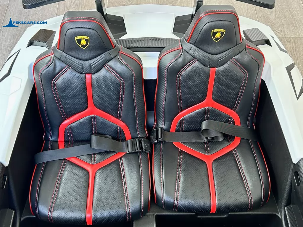 coches teledirigidos lamborghini aventador sv 24v blanco