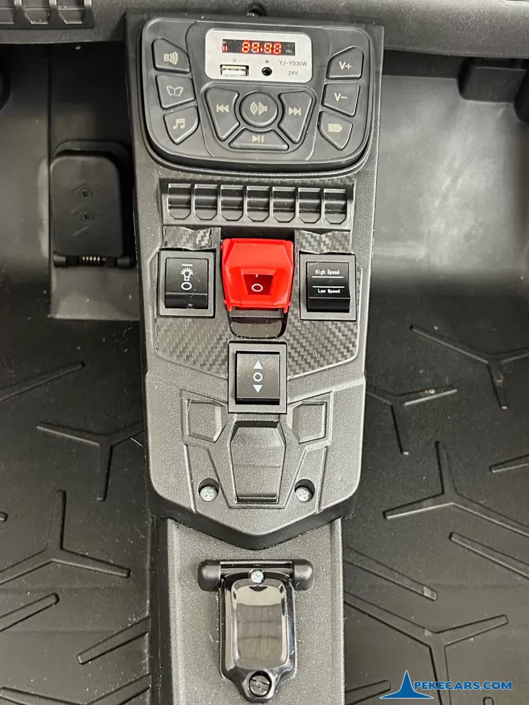 coches teledirigidos lamborghini aventador sv 24v blanco