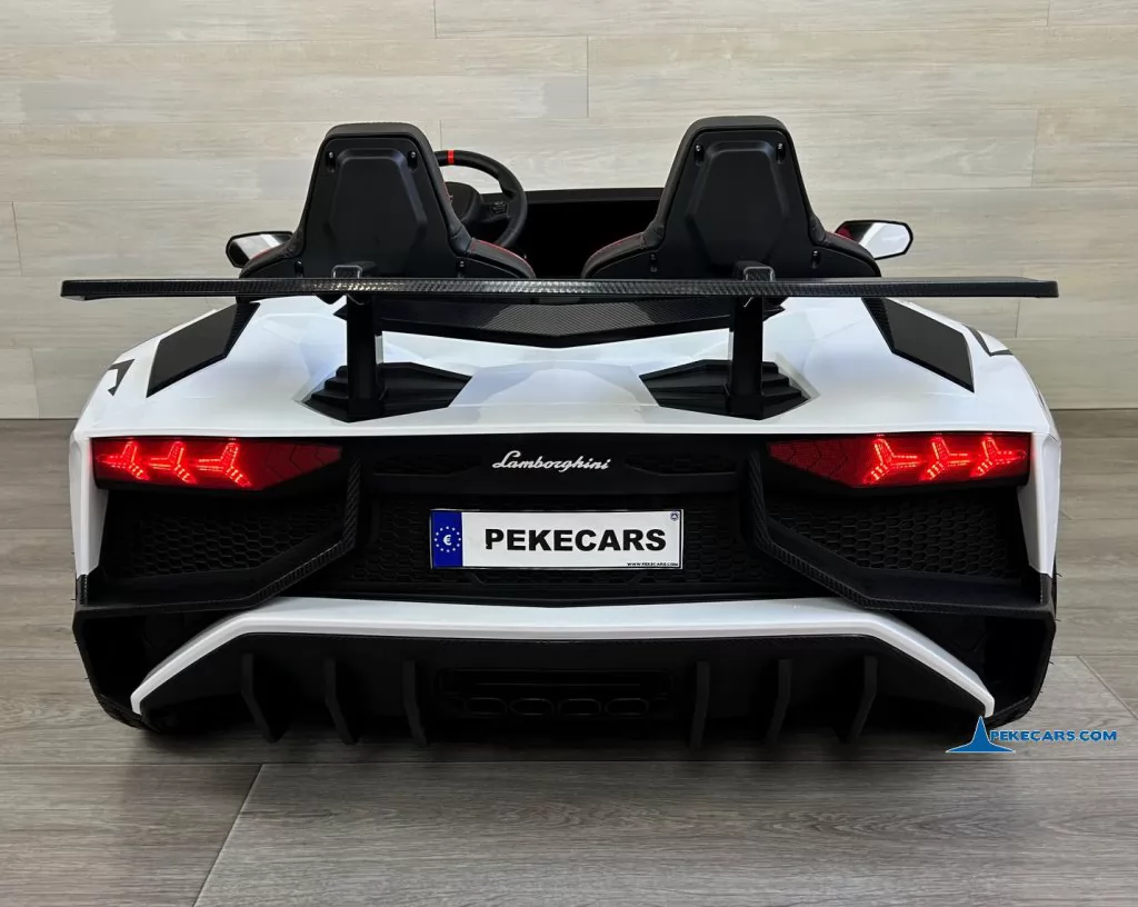 coches teledirigidos lamborghini aventador sv 24v blanco