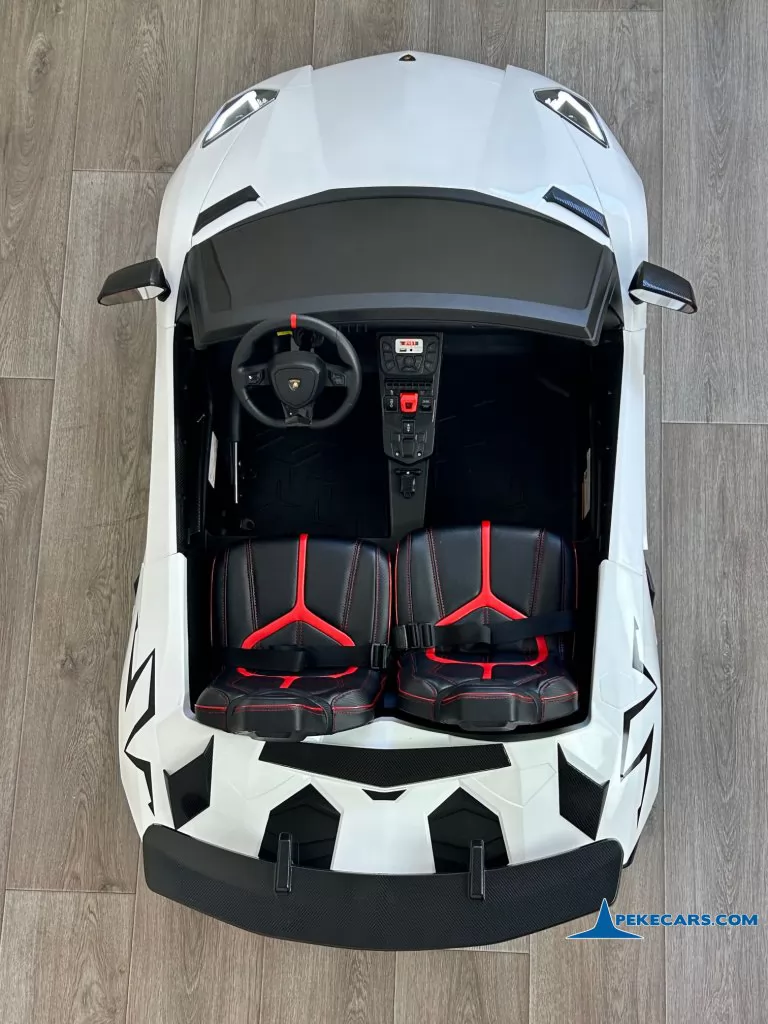 coches teledirigidos lamborghini aventador sv 24v blanco