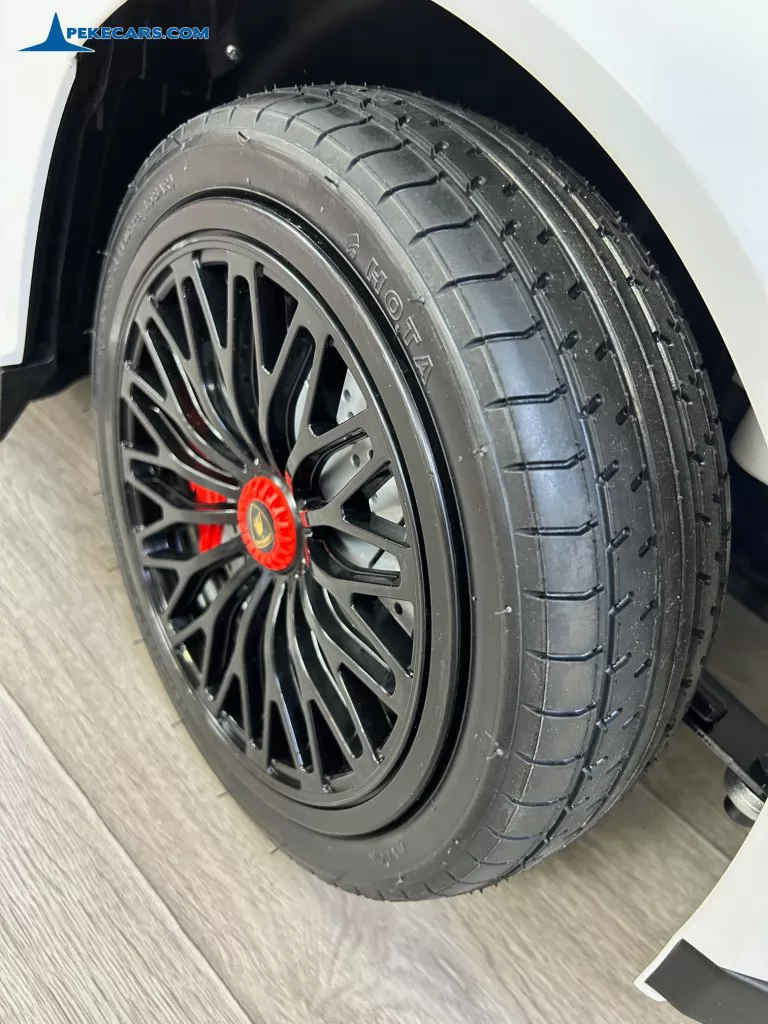 coches teledirigidos lamborghini aventador sv 24v blanco