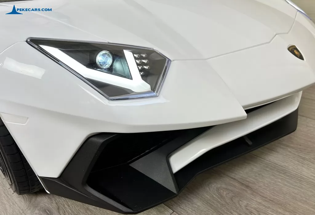 coches teledirigidos lamborghini aventador sv 24v blanco