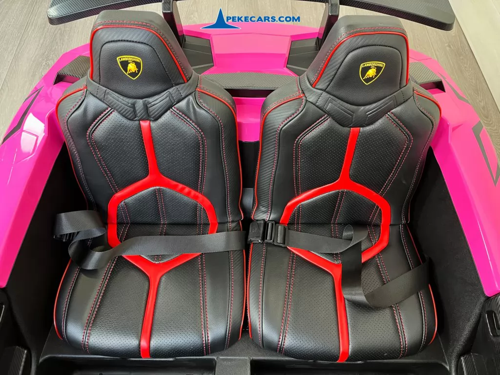 lamborghini aventador sv 24v rosa coches teledirigidos asientos
