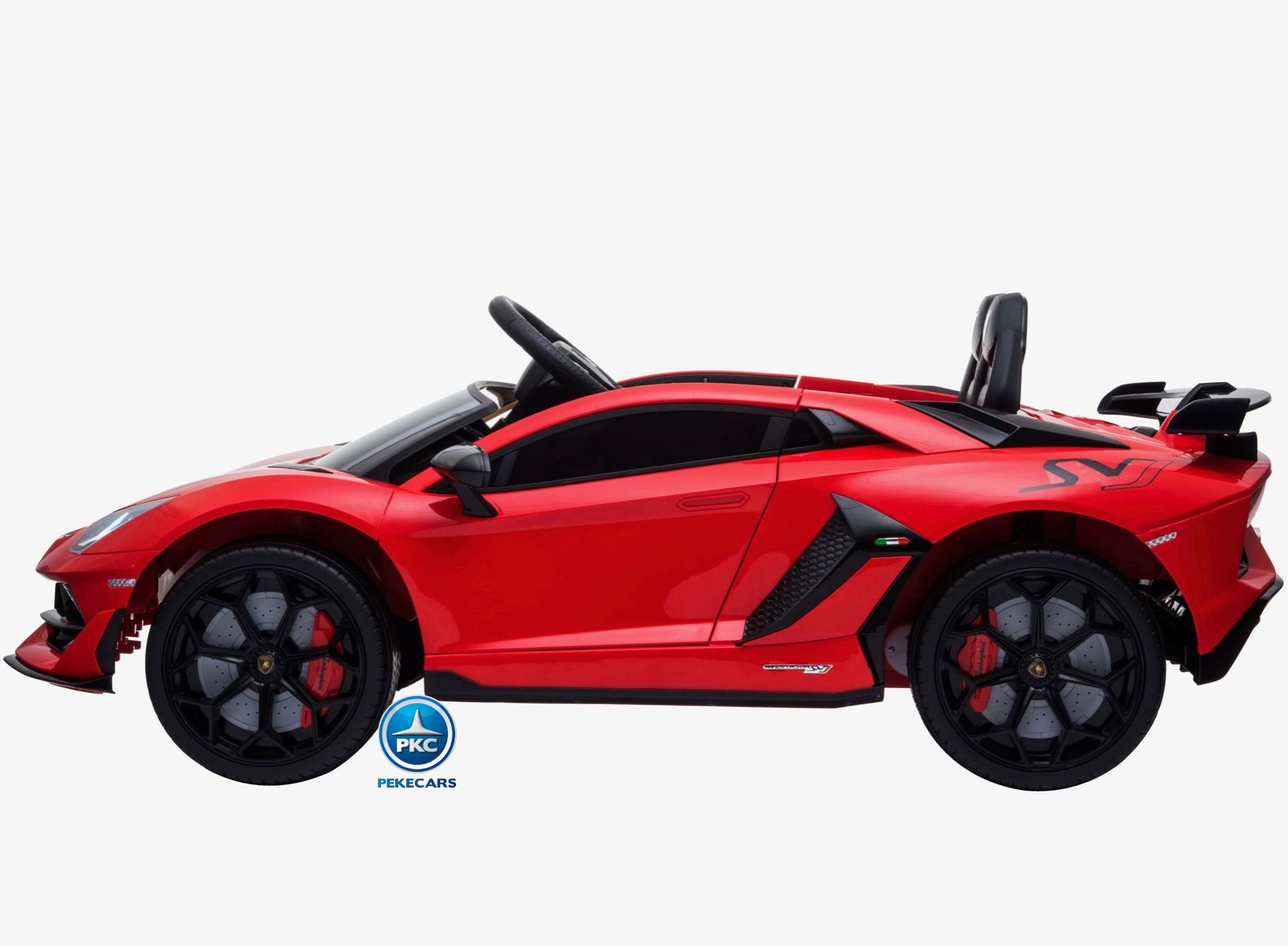 Coche Eléctrico para niños Lamborghini Aventador SVJ 12V Rojo Pintado