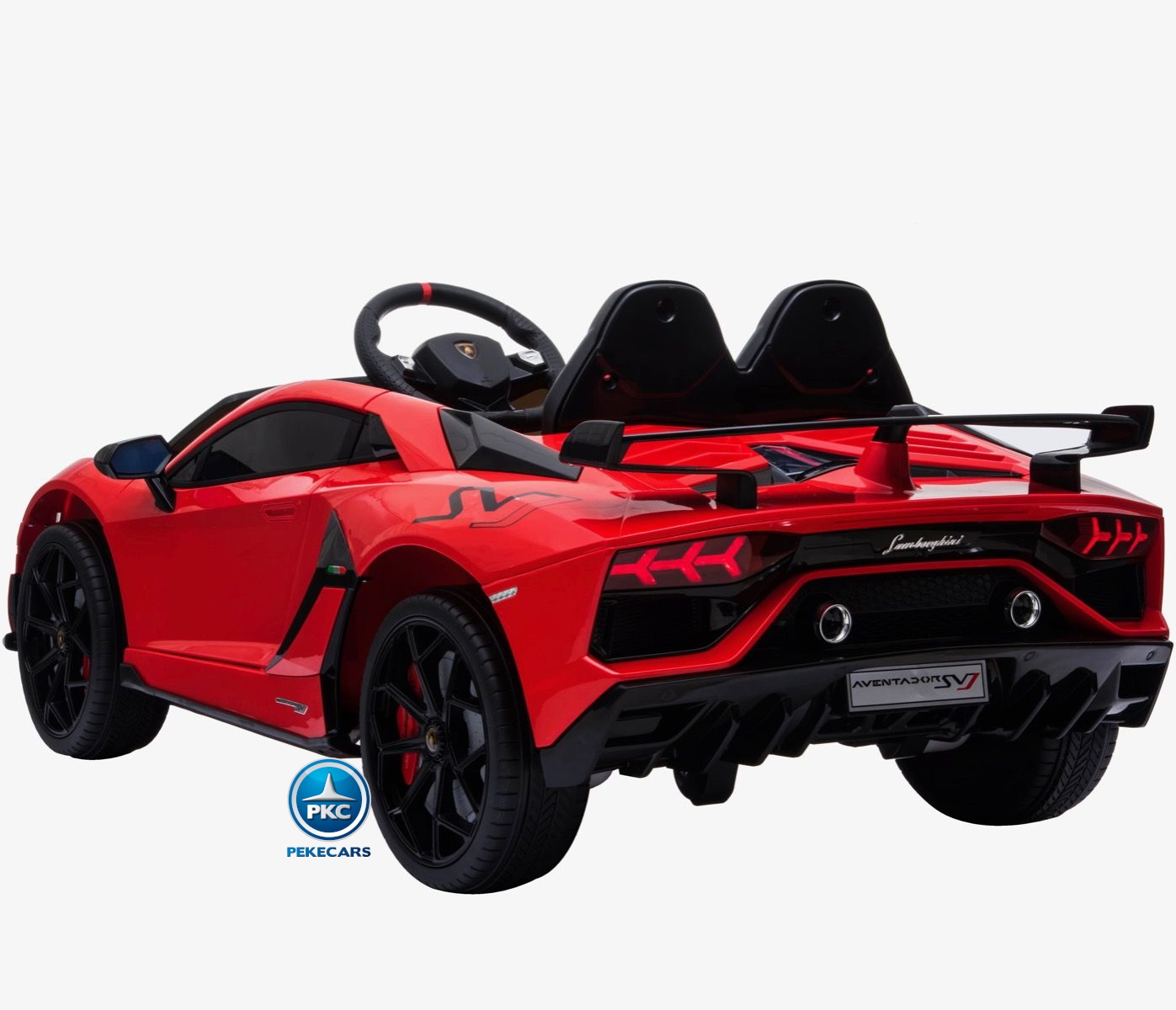 Coche Eléctrico para niños Lamborghini Aventador SVJ 12V Rojo Pintado