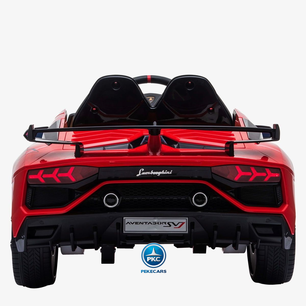 Coche Eléctrico para niños Lamborghini Aventador SVJ 12V Rojo Pintado