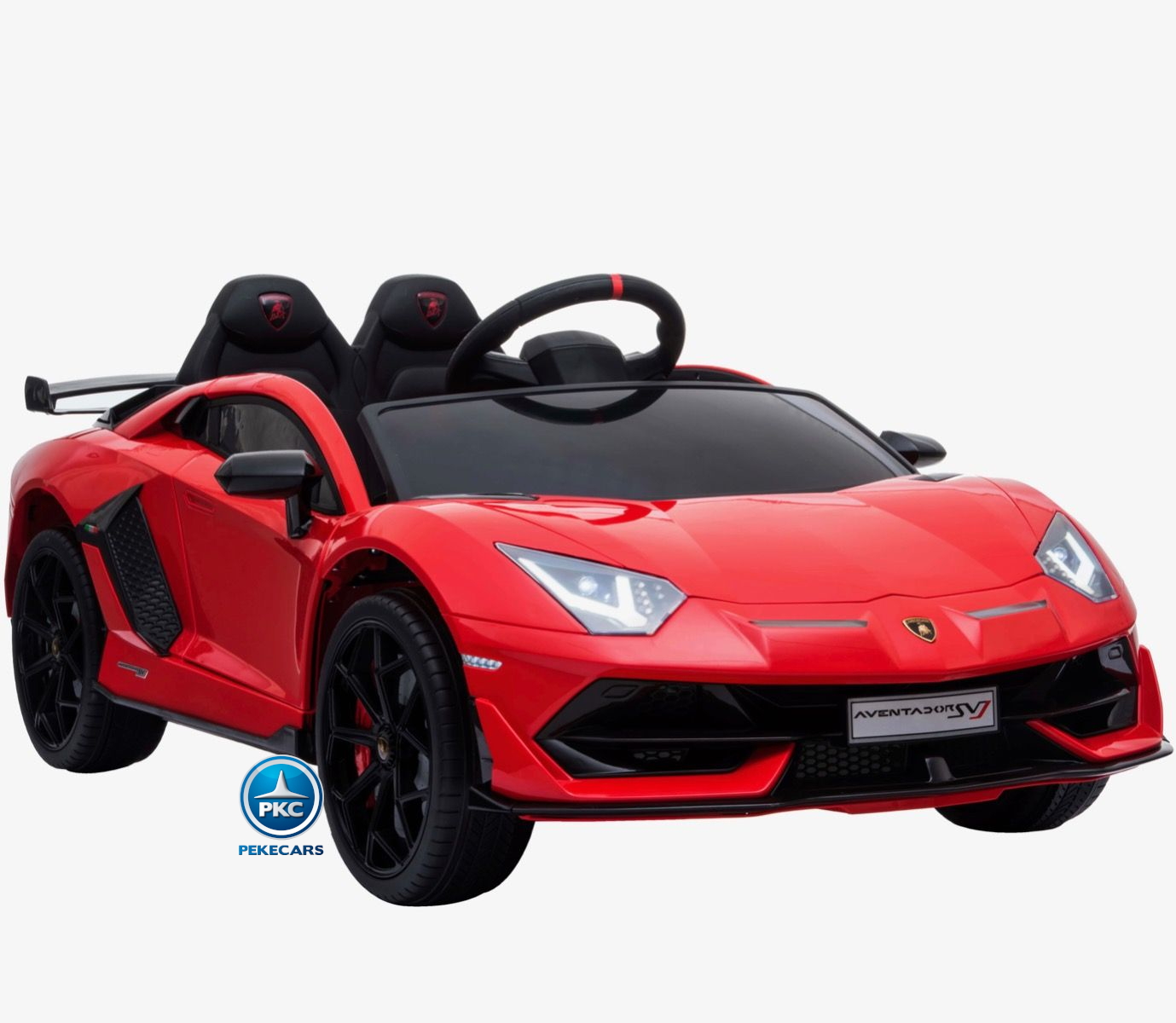 Coche Eléctrico para niños Lamborghini Aventador SVJ 12V Rojo Pintado