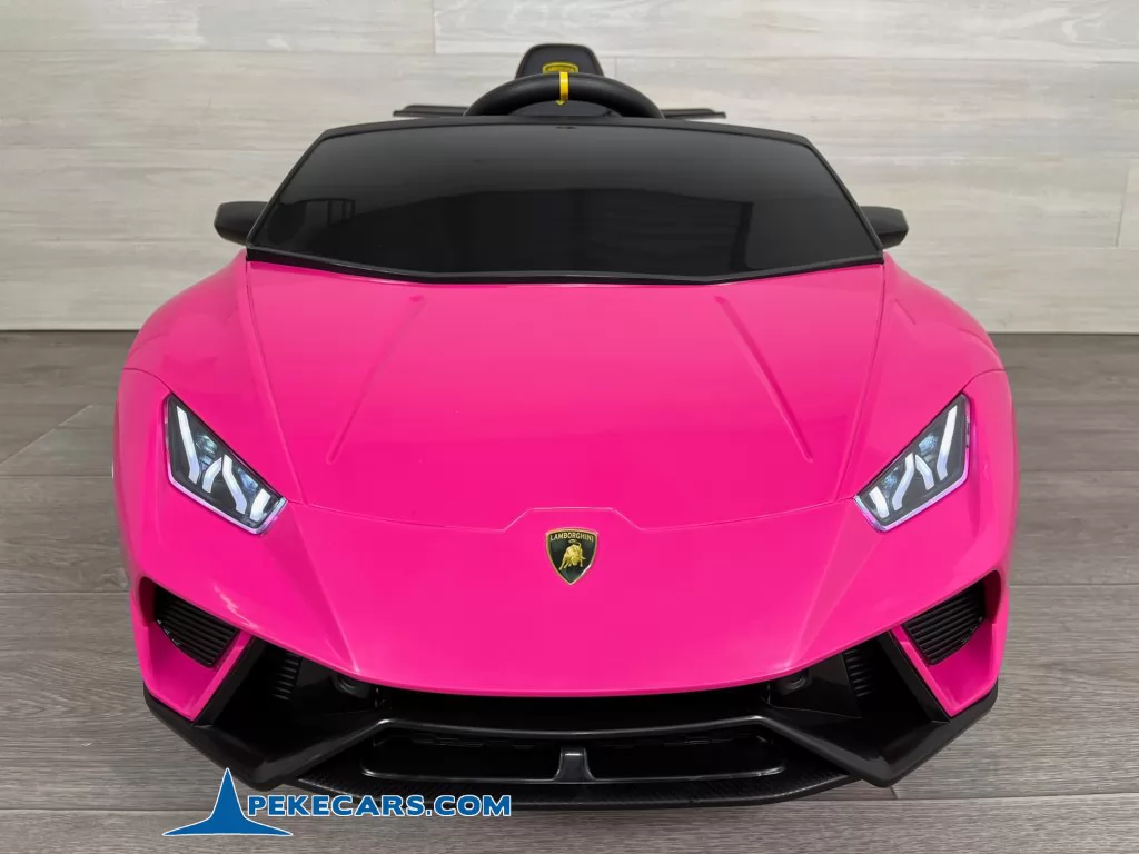Coche electrico para niños Lamborghini huracan rosa