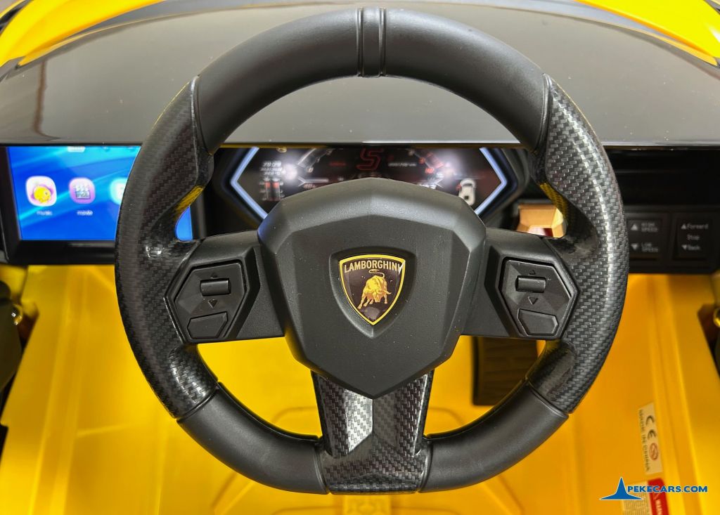 Lamborghini Sian 12V 2.4G Amarillo volante