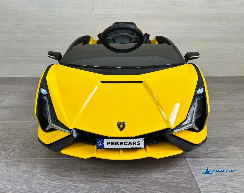 Lamborghini Sian 12V 2.4G Amarillo frontal