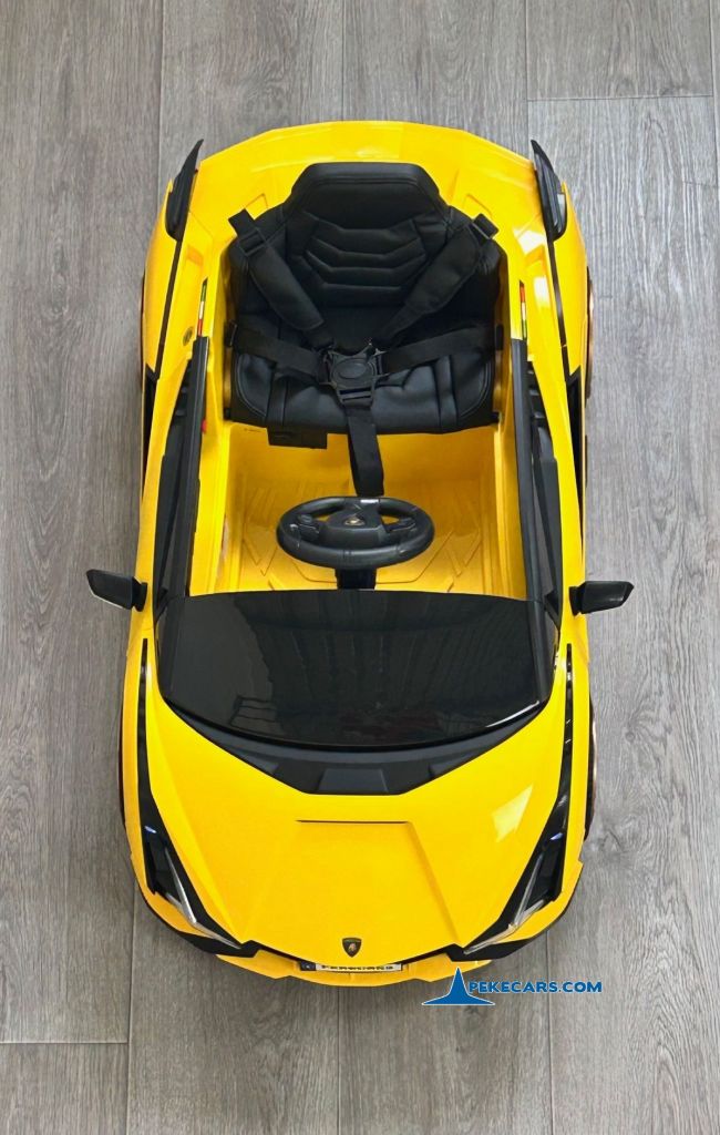 Lamborghini Sian 12V 2.4G Amarillo desde arriba