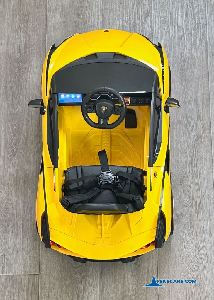Lamborghini Sian 12V 2.4G Amarillo interior