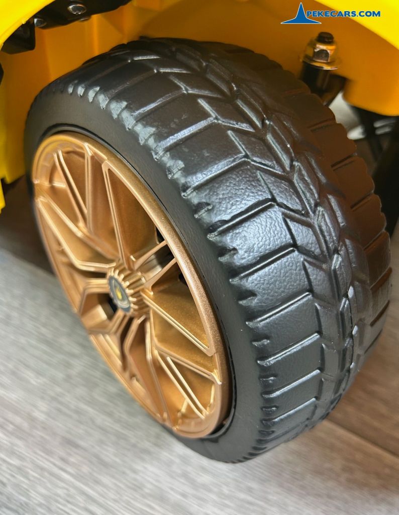 Lamborghini Sian 12V 2.4G Amarillo rueda