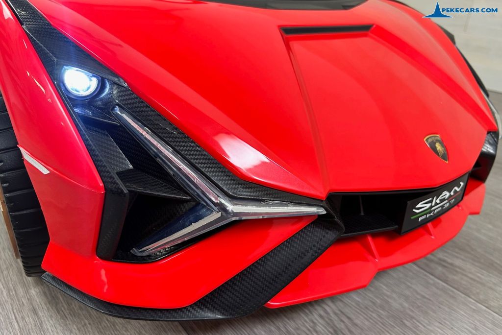 Lamborghini Sian 12V 2.4G Rojo faros