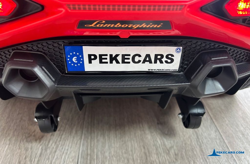Lamborghini Sian 12V 2.4G Rojo ruedines
