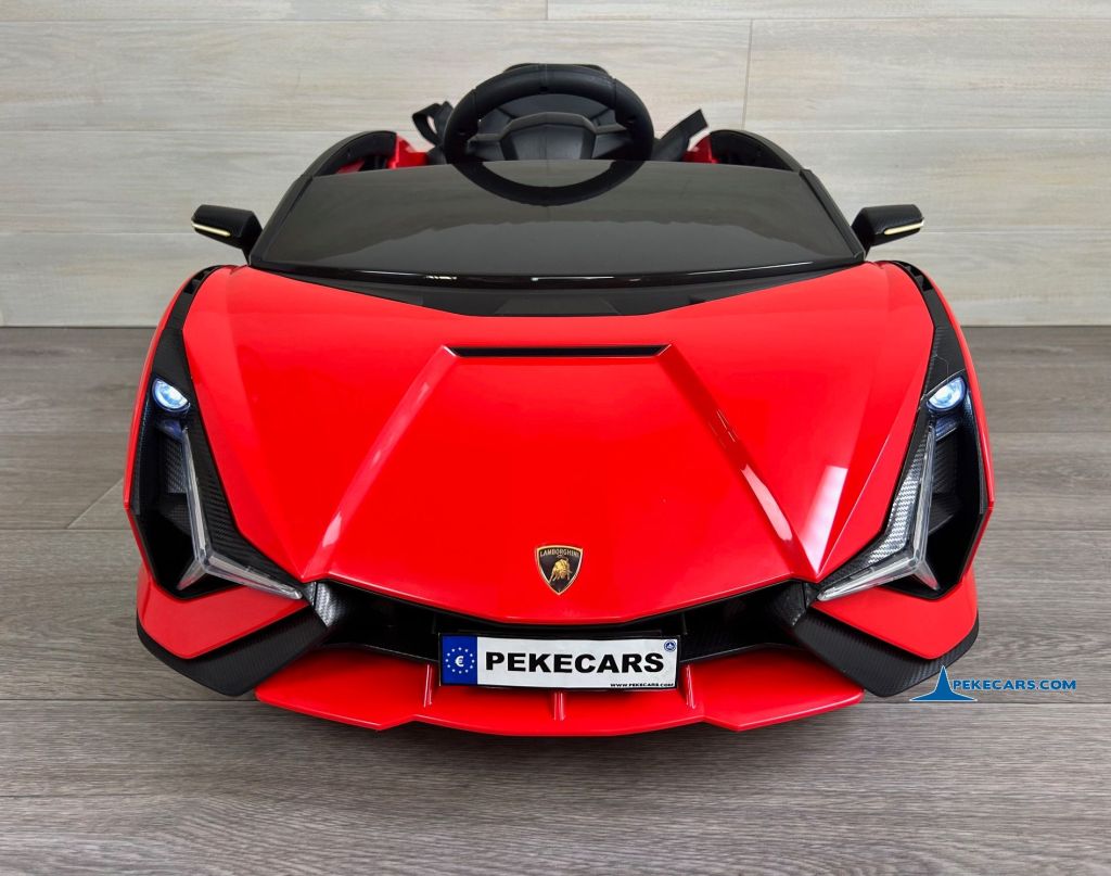 Lamborghini Sian 12V 2.4G Rojo frontal