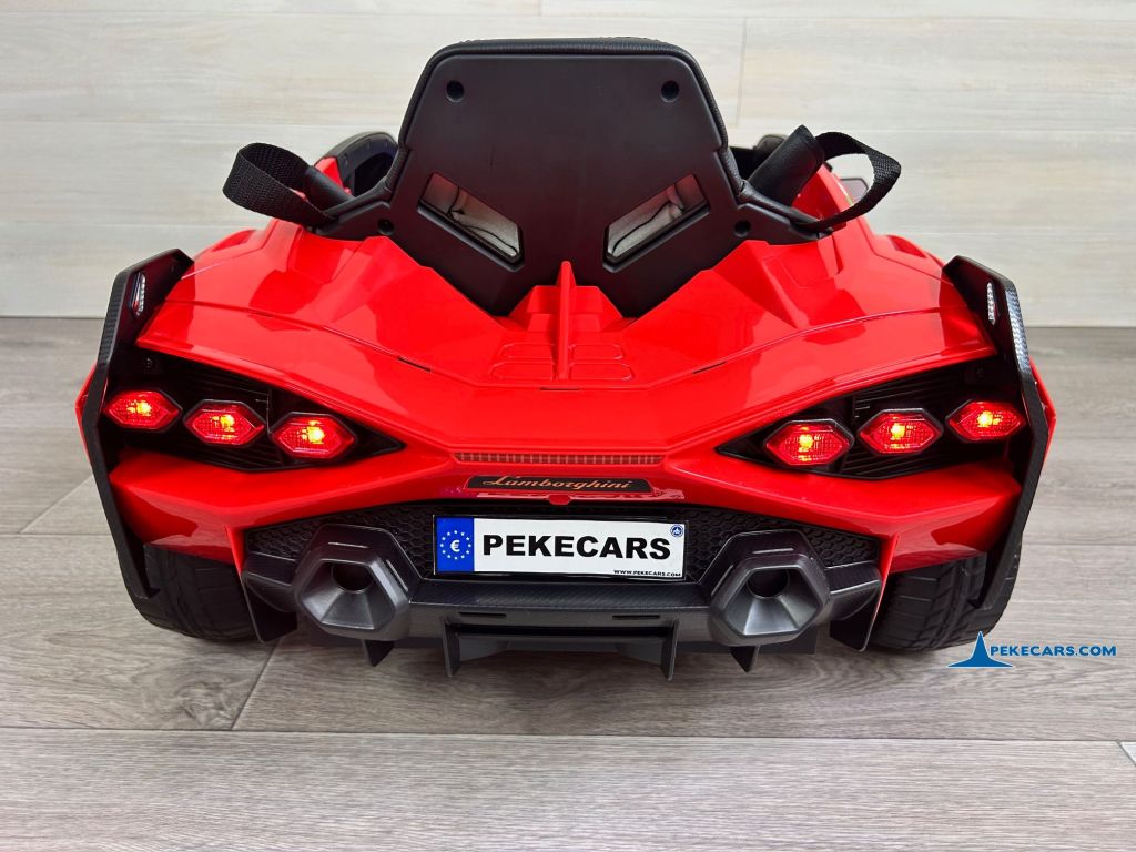 Lamborghini Sian 12V 2.4G Rojo parte trasera