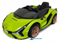 Lamborghini Sian 12V 2.4G Verde Principal