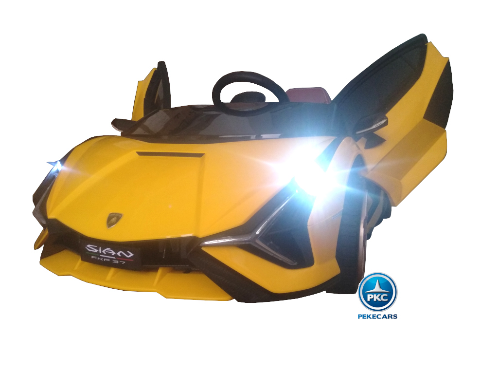Lamborghini Sian 12V 2.4G Amarillo luces
