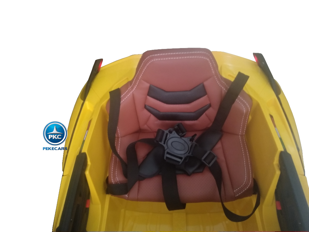 Lamborghini Sian 12V 2.4G Amarillo asiento acolchado