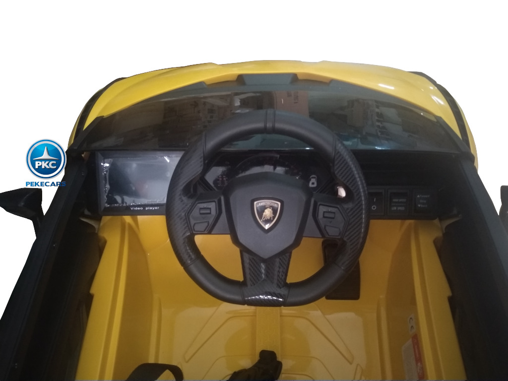 Lamborghini Sian 12V 2.4G Amarillo salpicadero