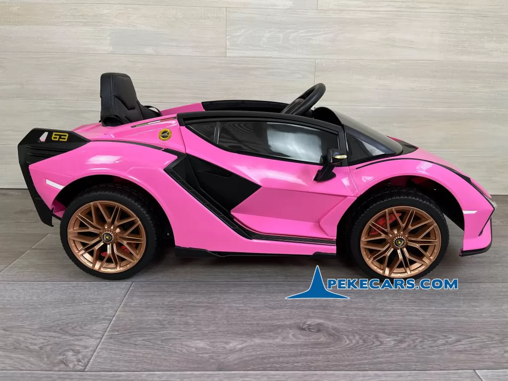 lamborghini sian 12v rosa coches teledirigidos