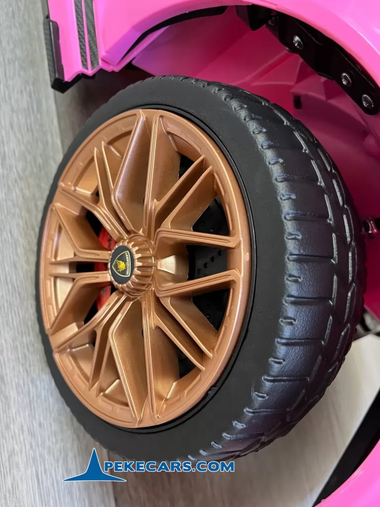 lamborghini sian 12v rosa coches para niños
