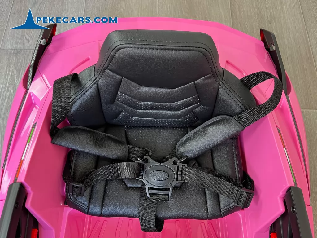 coches electricos niños lamborghini sian 12v rosa