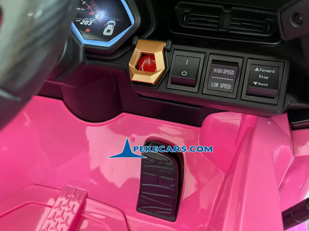 lamborghini sian 12v rosa coche electrico niños