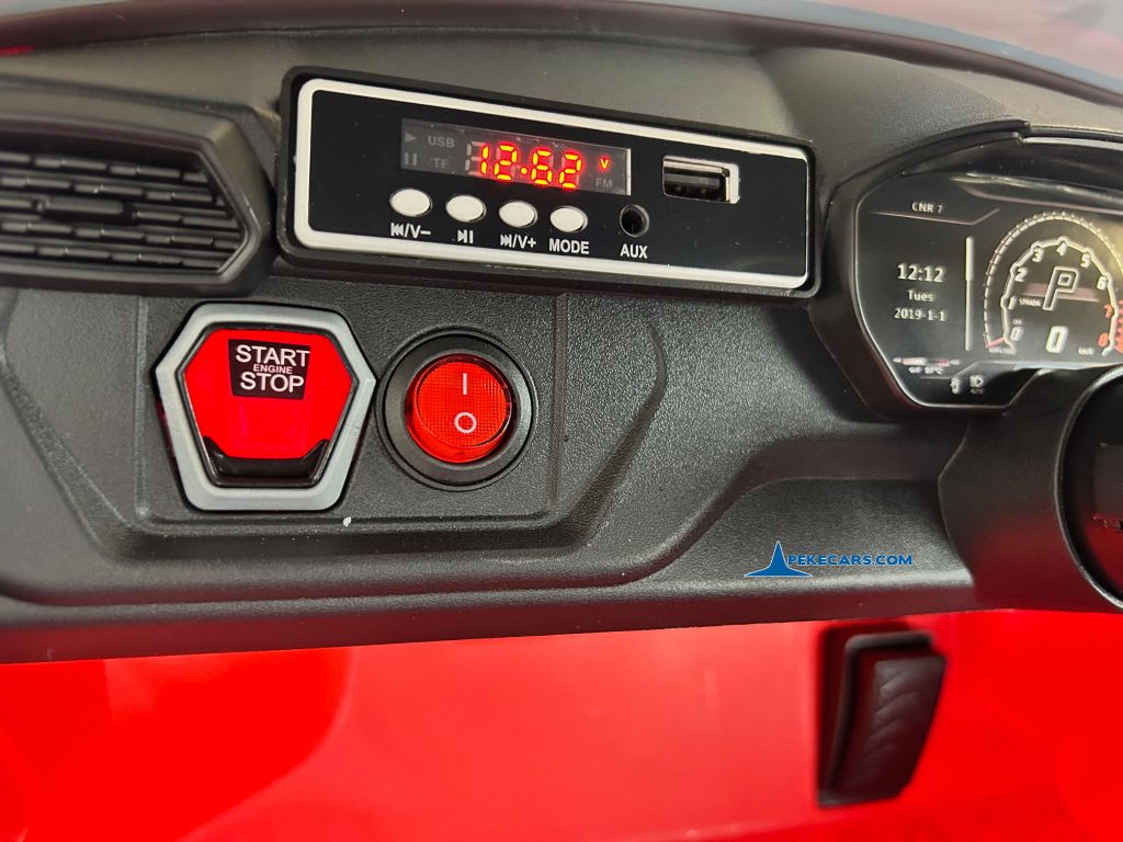 Lamborghini Urus rojo coche electrico ninos