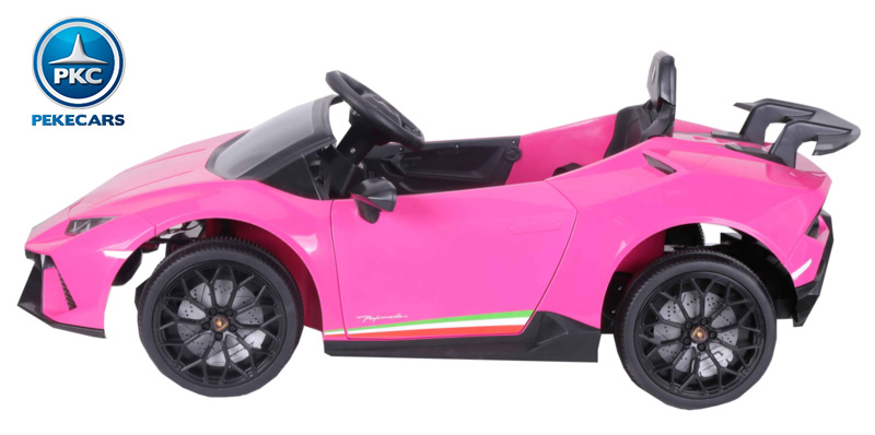 Lamborghini huracan rosa lateral