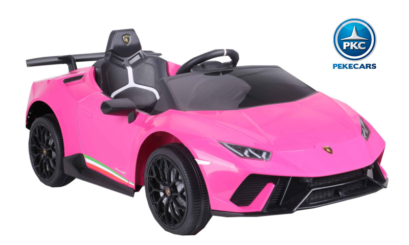 Lamborghini huracan rosa 3/4 derecha