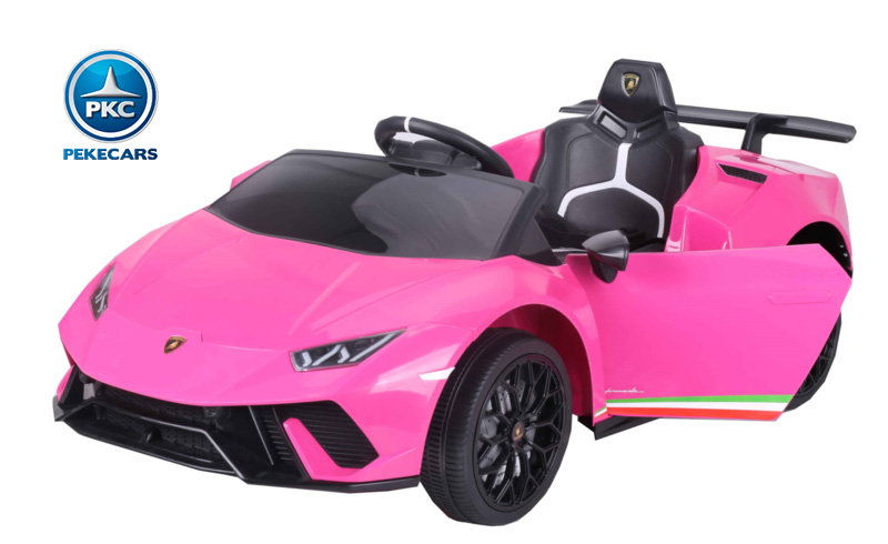 Lamborghini huracan rosa 3/4 izquierda