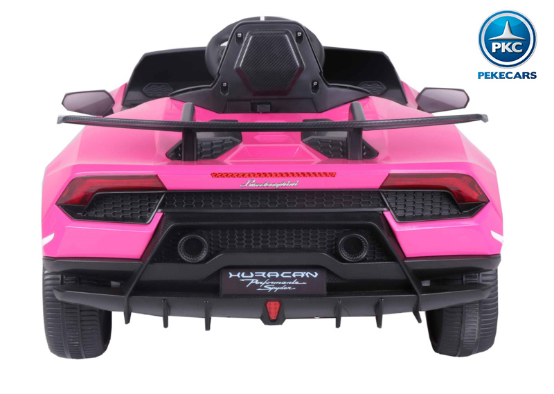 Lamborghini huracan rosa trasera